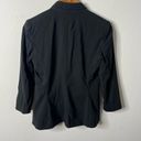 The Row  Black Stretch Virgin Wool Schoolboy Blazer Womens Size 6 Photo 7