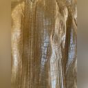 Cole Haan  Collection Lambskin Crocodile Texture Leather Jacket Size Large Photo 2