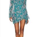 House of Harlow  1960 x REVOLVE Vaida Mini Dress in Teal Floral Multi Photo 0