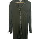 Eberjay Eberjey Gisele Tencel Modal Sleep Shirt in Olive Green/Rose Size XS Photo 1