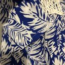 OP Ocean Pacific‎ Hawaiian leaf pattern blouse with crochet detailing size L 12-14 Photo 5