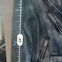 Diesel  De Lupus Denim Jean Biker Moto Jacket Belt, size xs, blue breasted *RARE Photo 10