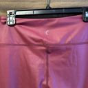 Zyia  Active Pant Light N Tight Legging Metallic Maroon High-Rise Size 12 Photo 3