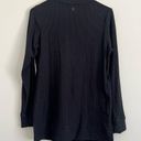 Tommy John Women’s Black Long Sleeve High Neck Lounge Shirt Size Small Photo 6