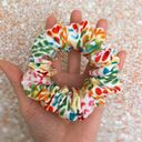 CHUBBY Scrunchie Rainbow Splash Thick Scrunchie Hair Tie Hair Accessories Multiple Photo 2