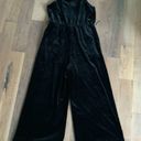 Popsugar Woman’s Velour Black Jumpsuit Size Medium Photo 9