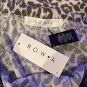The Row 🖤A Brushed Joggers Animal Print Gray/Cream NWT Large Photo 2
