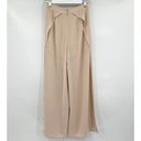 Keepsake  Needed Me Pants Shorts in Nude Side Slit Wide Leg Pants Women's Size S Photo 5