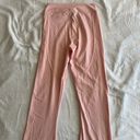 Pretty Little Thing Baby Pink Sport Metal Badge Sculpt High Waist Flare Pants Photo 9