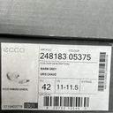 Ecco  Warm Grey Damara Suede Leather Sandals, Size EU 42 | US 11-11.5 New in Box Photo 9