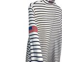 Vineyard Vines  Martha's Shep Shirt USA Flag Stripe Pull Over 1/4 Zip Ladies SM Photo 2