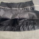 Lululemon Rare  Pace Setter Skirt Black Blush Quartz Pink Pleated Tennis Size 6 Photo 4