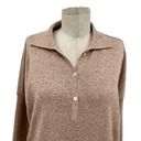 Tuckernuck  Clayton Knit Linen Polo Sweater Tencel Linen Tan Beige Size XS/S Photo 1