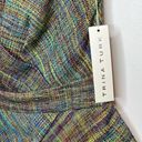 Trina Turk Women’s | NWT  strapless tweed peplum dress | Multicolored | Size 4 Photo 4