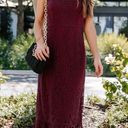 VICI Frances Lace Ruffle Midi Dress Photo 3