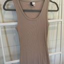 Divided Tan Bodycon Dress Photo 2