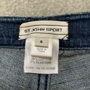 St. John Sport High Rise Medium Wash Bootcut Jeans, Size 10 Photo 3