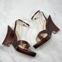 Jessica Simpson NEW  Jilly Bronze Metallic Platform Wedge Sandal Heels Brown 9.5 Photo 4