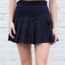 Brandy Melville  Dana Navy Pleated Skirt Photo 0