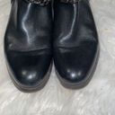 Coach  Black Mabel Leather Chain Buckle Knee High Riding Boots Photo 3