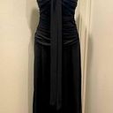 City Triangles VTG 90s Y2K  Black Strapless / Halter Convertible Black Maxi Dress Photo 0