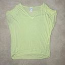 Bordeaux Neon Yellow Sheer Top | Small Photo 0