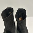 Everlane  Knit Leather Trim Glove Booties Black Size 5.5 stretchable Photo 4