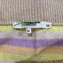 Tularosa  Rhythm Beige Purple Yellow Striped Metallic Knit Mini Skirt Women’s XS Photo 4