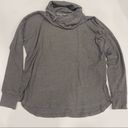 prAna  womens Funnel neck Sweatshirt top shirt pullover small gray Photo 2