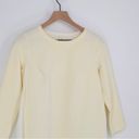 Lululemon NEW  Pleat On Long Sleeve Top Crewneck Cream Women's 6 Photo 3