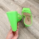 EGO NEW  neon block sandal heels size 6 Photo 9