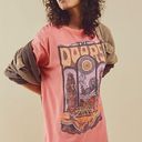 Daydreamer  Free People The Doors Tee Shirt Dress Blossom Oversized Small DT75 Photo 1