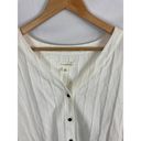 Treasure & Bond  tie back button front shirt white size small Photo 2