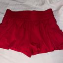 Free People Red Get Your Flirt On Shorts Photo 2