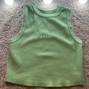 Roxy  - green ribbed tank top Photo 0