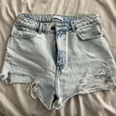 ZARA High Waisted Denim Shorts Photo 1