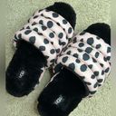 UGG  Maxi Tall Cheetah Print Soft Platform Slide On Sandals Photo 2