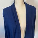 st. john's bay open front sweater cardigan blue Women’s size 3X Photo 1