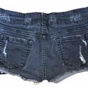 Sneak Peak Sneak Peek Distressed Cut Off Denim Shorts  Photo 1