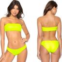 PilyQ  Pineapple Reef Bandeau Bikini Set Yellow Photo 1