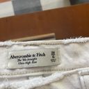 Abercrombie & Fitch White Jeans High Rise Photo 4