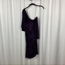 Young Fabulous and Broke  YFB Purple Watercolor One Shoulder Ruched Mini Dress Sz.M Photo 6