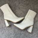 Nasty Gal White Patent Boots Photo 0