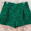 English Factory  Green Floral Pleated Shorts Photo 0