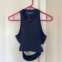 Outdoor Voices  Slashback Crop Top Navy Size Small Photo 12