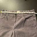 St. John’s Bay  Petite Gray Straight Leg Corduroy Pants Women’s Size 10P Photo 5