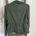 Old Navy Into the Woods Green Linen Blend Zip Front Field Jacket / Size Medium Photo 10