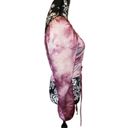 Willow Root Tie Dye Crop Top Sexy Formal Cocktail Party Going Out Summer Pink Size XS Photo 4