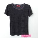 n:philanthropy Harlow Tee Ghost Camo Olive Destroyed Distressed Ripped T-Shirt Photo 8