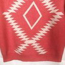 Aztec Bohemian Western Southwestern Festival Cowgirl Tribal Womens Sweater Sz M Orange Size M Photo 2